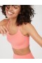  Aerie OFFLINE - Real Me Pidä kiinni! Scallop Sports Bras Coral