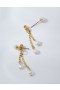 Aerie Multi Pearl Bead Drop korut kultaa