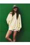 Aerie Big Hug Oversized Notch Neck Sweatshirts Keltainen