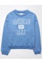  Aerie Funday Graphic Sweatshirts Sininen