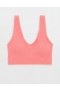 Aerie Superchill saumattomat topatut Vooplette Bras Coral