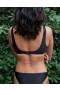  Aerie Voop Plunge Bikini Top Musta