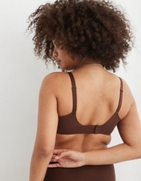  Aerie SMOOTHEZ Full Coverage Kevyesti pehmustetut rintaliivit Ruskea