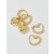  Aerie Bubble Charm Hoop korut kultaa