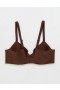  Soutien-gorge légèrement rembourré à couverture complète Aerie SMOOTHEZ Marron