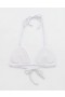  Haut de bikini triangle à œillets Aerie Blanc