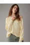  Pull col ballet Aerie Whoa So Soft Jaune