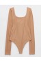  Aerie SMOOTHEZ Langarm-BHs Beige