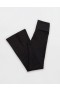  Aerie OFFLINE By The Hugger – Hoch taillierte Schlag-Leggings mit Umschlag in Schwarz