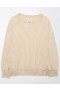  Aerie – Big Hug – Übergroßes Sweatshirt mit Schlitz am Ausschnitt, Braun