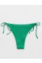 Aerie Crinkle Cheekiest Bikinihose zum Binden Grün