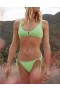  Aerie Crinkle Cheekiest Bikinihose zum Binden Grün