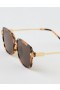  Aerie Übergroße Vintage Sonnenbrille Leopard