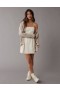  Aerie Pointelle-Strickjacke Braun