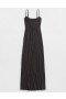  Aerie, figurbetontes Maxikleid, Grau
