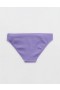  Aerie Crinkle-Bikinihose mit voller Bedeckung Lila