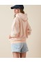  Aerie Fleece Hoodie Hellrosa