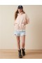  Aerie Fleece Hoodie Hellrosa