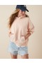  Aerie Fleece Hoodie Hellrosa