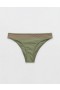  Aerie Cheeky Bikinihose Olivgrün