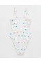  Aerie Smiley® Babewatch Einteiler Badeanzug Weiß