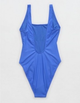  Aerie Astrology Babewatch Einteiliger Badeanzug Blau