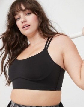  Aerie OFFLINE By Real Me Hold Up! Sport-BH schwarz