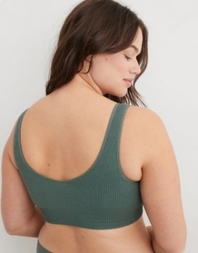  Aerie Superchill Nahtlose gepolsterte Vooplette-BHs Königsblau