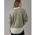  Aerie Whoa So Soft Pullover mit Ballettkragen Olivgrün