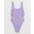Aerie – MTV Birthday Scoop – Einteiliger Badeanzug in verwaschenem Lila