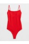  Aerie SMOOTHEZ Scoop Body Red