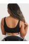 Aerie Slick Chicks Adaptive Wireless Zipper Bras Μαύρο