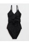  Μαγιό Aerie Wrap One Piece Μαύρο