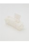  Αξεσουάρ μαλλιών Aerie Rectangle Claw Clip Λευκό
