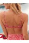  Aerie Straight Scoop Bikini Top Red