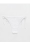  Aerie Eyelet πιο αυθόρμητη γραβάτα Bikini Bottoms Λευκό