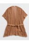  Aerie Metallic Crochet Cape Φόρεμα Χακί