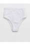  Aerie Crinkle Ψηλόμεσο Αυθάδης Μπικίνι Μπούτον Λευκό