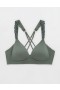  Σουτιέν Aerie Sunnie Wireless με ελαφριά επένδυση Bloom Lace Strap Royal Blue