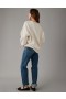  Aerie Oversized Blondie Graphic Φούτερ Λευκό