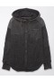  Φούτερ Aerie Oversized Big Hug Shacket Μαύρο